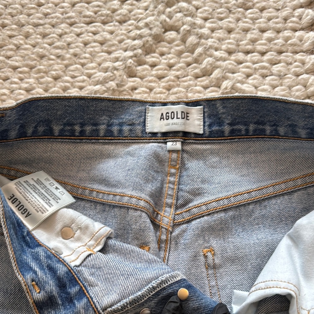 AGOLDE Blue Denim Jeans